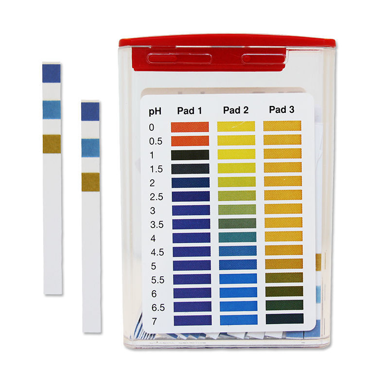 pH 4.5-10 Test Strip, 3 pad - Precision Laboratories Test Strips