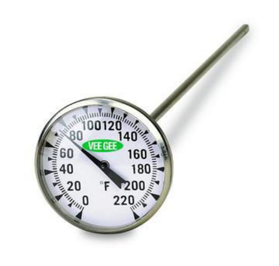 Picture of VeeGee Scientific 1¾" Dial Bimetal Thermometers - 82110