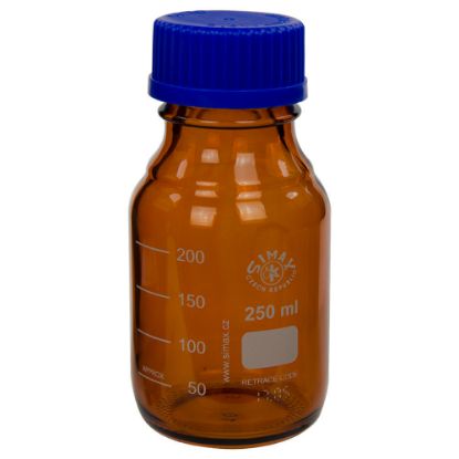 Picture of Simax® Amber Glass Media/Storage Bottles - BMA0250