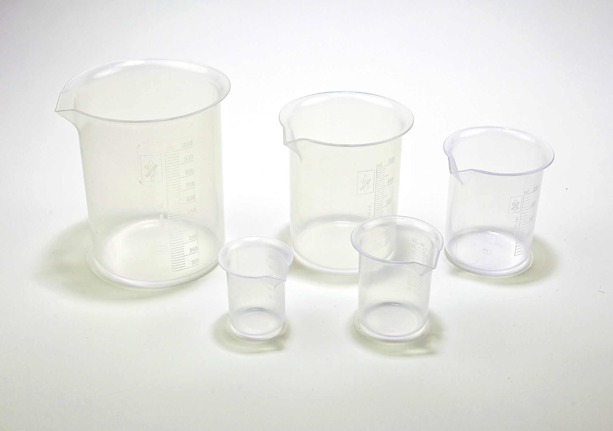 Picture of PSLabware Polymethylpentene Low-Form Griffin Beakers