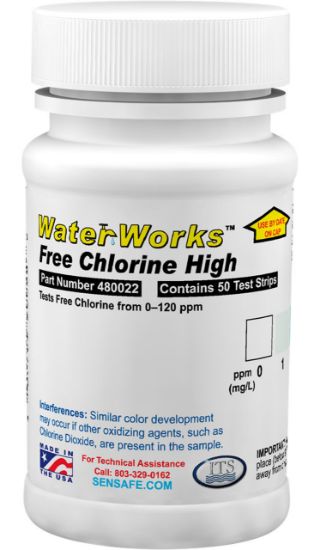 Picture of SenSafe® WaterWorks™ Free Chlorine Test Strips  - 480022