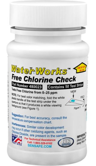 Picture of SenSafe® WaterWorks™ Free Chlorine Test Strips  - 480023