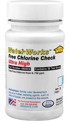 Picture of SenSafe® WaterWorks™ Free Chlorine Test Strips  - 480024