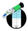 Picture of VeeGee Scientific X Series Handheld Analog Sodium Chloride Refractometers - 43035