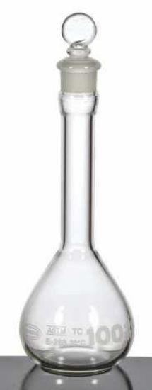Picture of Glassco Class A Clear Glass Certified Volumetric Flasks - FG5639-10