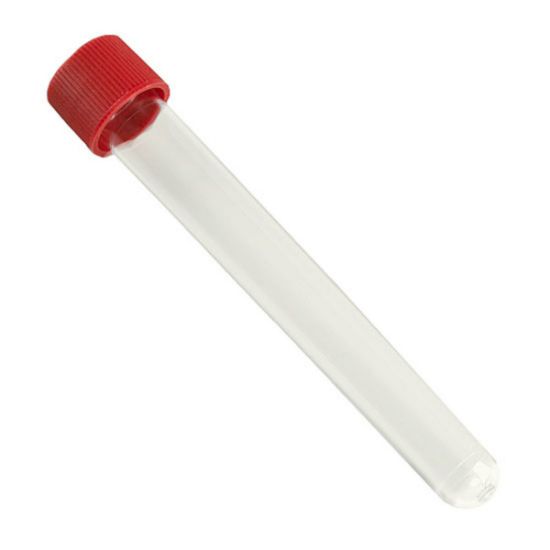 Picture of Globe Scientific Screw Cap Plastic Test Tubes - 6156