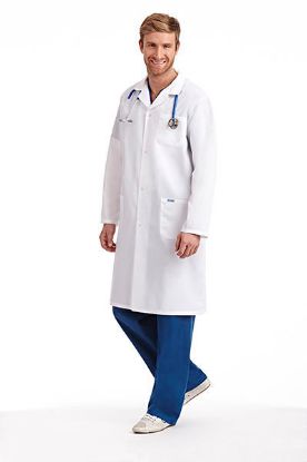 Picture of Full Length Unisex Snap Lab Coat