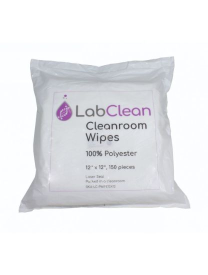 Picture of LabClean™ 100% Polyester Cleanroom Wipes - PWIPE12X12