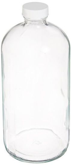 Picture of ProSource Scientific Boston Round Clear Glass Bottles