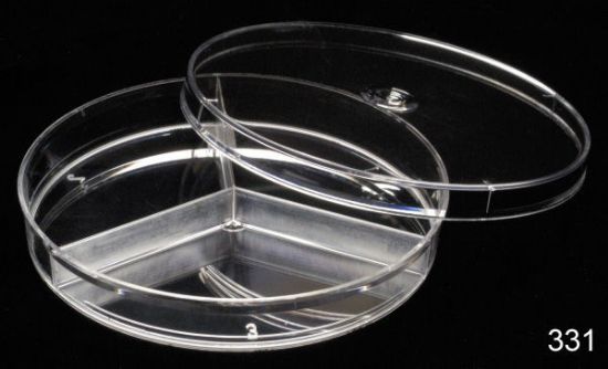 Picture of Phoenix Star™Dish 100 x 15 mm Sterile Semi-Stackable Sectional Petri Dishes - 331