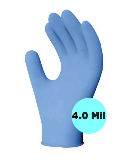 Picture of Forcefield NitriForcePro 4.0mil Blue Nitrile Gloves