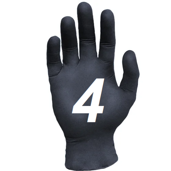 Picture of Ronco Sentron™ 4 4.0mil Black Nitrile Gloves - 984