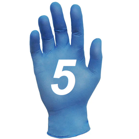 Picture of Ronco BluRite™ 5.0mil Blue Nitrile Gloves