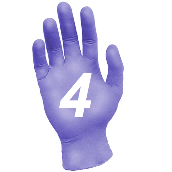Picture of Ronco BluRite™ Plus 4.0mil Purple Nitrile Gloves - 956