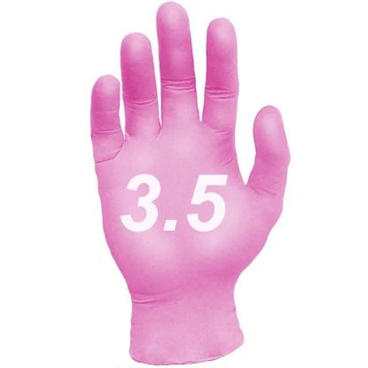 Picture of Ronco Touch 3.5mil Pink Nitrile Gloves