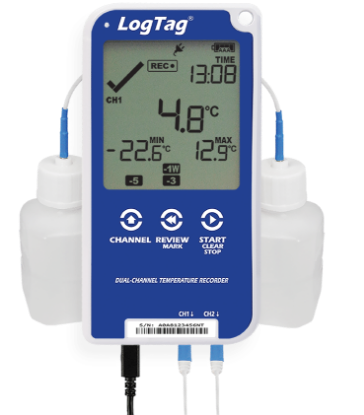 Picture of LogTag UTRED30-16 Multi-Channel LCD Temperature Data Logger Kit