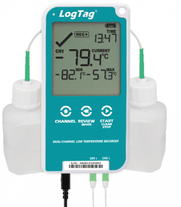 Picture of LogTag UTREL30-16 CP Multi-Channel Low Temperature LCD Data Logger Kit