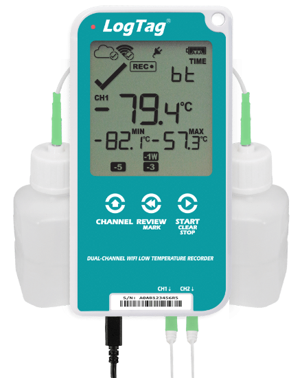 Picture of LogTag UTREL30-WIFI Low Temperature Dual-Channel LCD WiFi Data Logger Kit