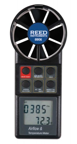 Picture of Reed 8906 Vane Thermo-Anemometer with Air Volume