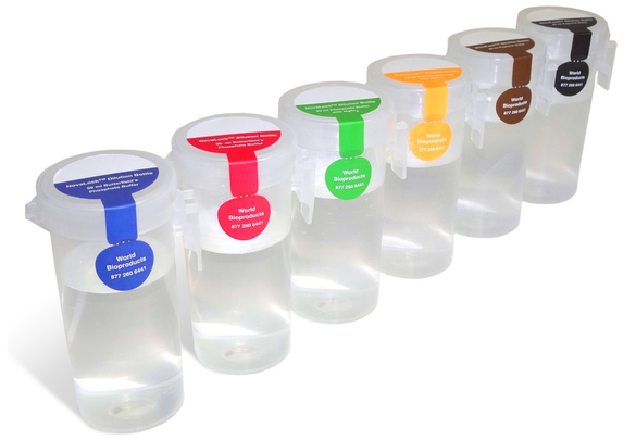 Picture of World Bioproducts NovaLock™ Sterile Prefilled Dilution Bottles